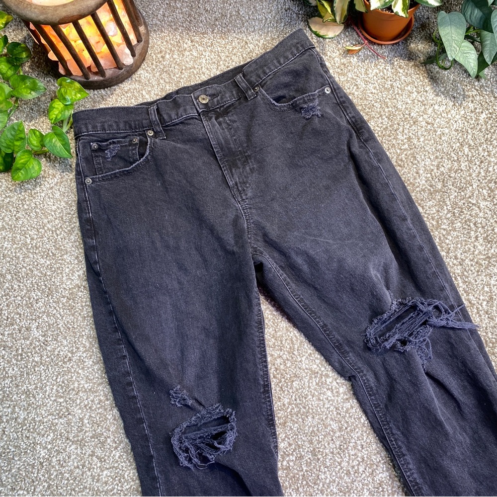 GAP High Rise Ripped Jeans